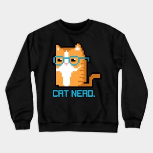 Purrfect Cat Nerd Crewneck Sweatshirt